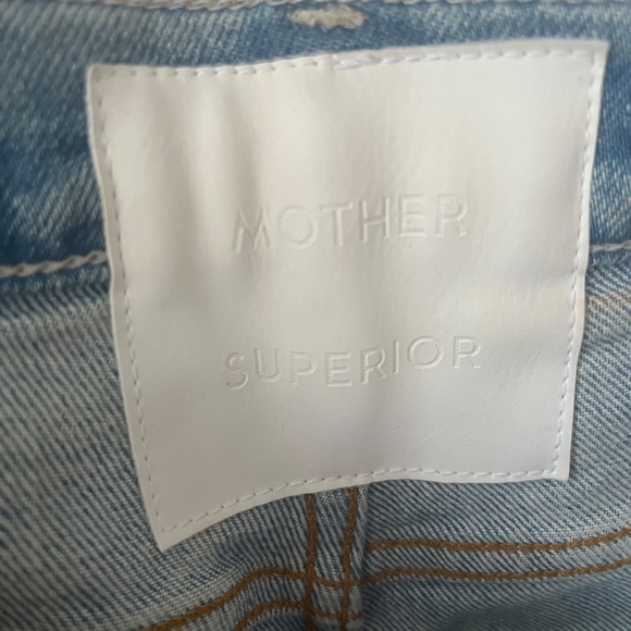 Mother Jean's Distressed, 'TomCat 26 high waist, straight leg, button fly, - Picture 5 of 6